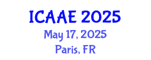 International Conference on Aerospace and Aviation Engineering (ICAAE) May 17, 2025 - Paris, France