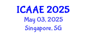 International Conference on Aerospace and Aviation Engineering (ICAAE) May 03, 2025 - Singapore, Singapore