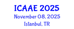 International Conference on Aerospace and Aviation Engineering (ICAAE) November 08, 2025 - Istanbul, Turkey