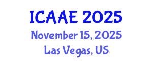International Conference on Aerospace and Aviation Engineering (ICAAE) November 15, 2025 - Las Vegas, United States
