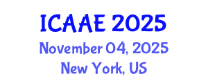 International Conference on Aerospace and Aviation Engineering (ICAAE) November 04, 2025 - New York, United States