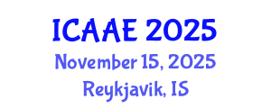 International Conference on Aerospace and Aviation Engineering (ICAAE) November 15, 2025 - Reykjavik, Iceland