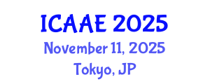 International Conference on Aerospace and Aviation Engineering (ICAAE) November 11, 2025 - Tokyo, Japan