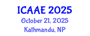 International Conference on Aerospace and Aviation Engineering (ICAAE) October 21, 2025 - Kathmandu, Nepal