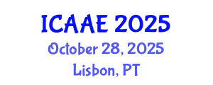 International Conference on Aerospace and Aviation Engineering (ICAAE) October 28, 2025 - Lisbon, Portugal
