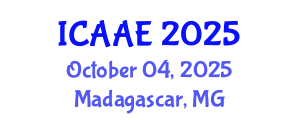 International Conference on Aerospace and Aviation Engineering (ICAAE) October 04, 2025 - Madagascar, Madagascar