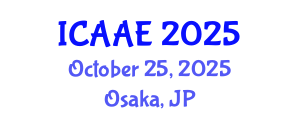 International Conference on Aerospace and Aviation Engineering (ICAAE) October 25, 2025 - Osaka, Japan