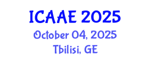 International Conference on Aerospace and Aviation Engineering (ICAAE) October 04, 2025 - Tbilisi, Georgia