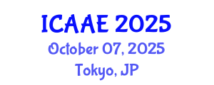 International Conference on Aerospace and Aviation Engineering (ICAAE) October 07, 2025 - Tokyo, Japan