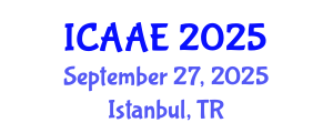 International Conference on Aerospace and Aviation Engineering (ICAAE) September 27, 2025 - Istanbul, Turkey
