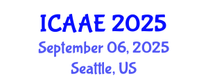 International Conference on Aerospace and Aviation Engineering (ICAAE) September 06, 2025 - Seattle, United States