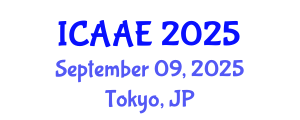 International Conference on Aerospace and Aviation Engineering (ICAAE) September 09, 2025 - Tokyo, Japan