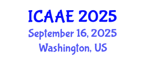 International Conference on Aerospace and Aviation Engineering (ICAAE) September 16, 2025 - Washington, United States