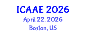 International Conference on Aerospace and Aviation Engineering (ICAAE) April 22, 2026 - Boston, United States