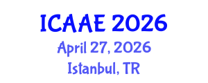 International Conference on Aerospace and Aviation Engineering (ICAAE) April 27, 2026 - Istanbul, Turkey International Conference on Aerospace and Aviation Engineering (ICAAE) April 27, 2026 - Istanbul, Turkey