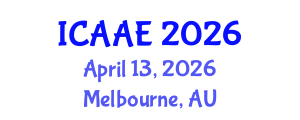 International Conference on Aerospace and Aviation Engineering (ICAAE) April 13, 2026 - Melbourne, Australia International Conference on Aerospace and Aviation Engineering (ICAAE) April 13, 2026 - Melbourne, Australia