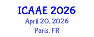 International Conference on Aerospace and Aviation Engineering (ICAAE) April 20, 2026 - Paris, France