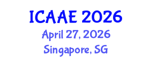 International Conference on Aerospace and Aviation Engineering (ICAAE) April 27, 2026 - Singapore, Singapore International Conference on Aerospace and Aviation Engineering (ICAAE) April 27, 2026 - Singapore, Singapore
