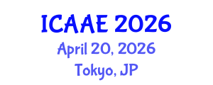 International Conference on Aerospace and Aviation Engineering (ICAAE) April 20, 2026 - Tokyo, Japan International Conference on Aerospace and Aviation Engineering (ICAAE) April 20, 2026 - Tokyo, Japan