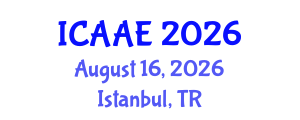 International Conference on Aerospace and Aviation Engineering (ICAAE) August 16, 2026 - Istanbul, Turkey International Conference on Aerospace and Aviation Engineering (ICAAE) August 16, 2026 - Istanbul, Turkey