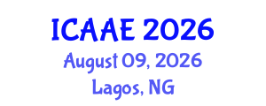 International Conference on Aerospace and Aviation Engineering (ICAAE) August 09, 2026 - Lagos, Nigeria International Conference on Aerospace and Aviation Engineering (ICAAE) August 09, 2026 - Lagos, Nigeria