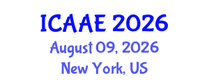 International Conference on Aerospace and Aviation Engineering (ICAAE) August 09, 2026 - New York, United States International Conference on Aerospace and Aviation Engineering (ICAAE) August 09, 2026 - New York, United States