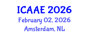 International Conference on Aerospace and Aviation Engineering (ICAAE) February 02, 2026 - Amsterdam, Netherlands International Conference on Aerospace and Aviation Engineering (ICAAE) February 02, 2026 - Amsterdam, Netherlands