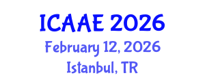 International Conference on Aerospace and Aviation Engineering (ICAAE) February 12, 2026 - Istanbul, Turkey International Conference on Aerospace and Aviation Engineering (ICAAE) February 12, 2026 - Istanbul, Turkey