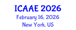 International Conference on Aerospace and Aviation Engineering (ICAAE) February 16, 2026 - New York, United States International Conference on Aerospace and Aviation Engineering (ICAAE) February 16, 2026 - New York, United States