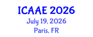 International Conference on Aerospace and Aviation Engineering (ICAAE) July 19, 2026 - Paris, France