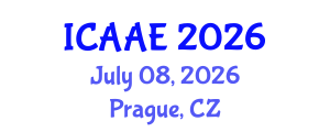 International Conference on Aerospace and Aviation Engineering (ICAAE) July 08, 2026 - Prague, Czechia International Conference on Aerospace and Aviation Engineering (ICAAE) July 08, 2026 - Prague, Czechia