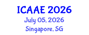 International Conference on Aerospace and Aviation Engineering (ICAAE) July 05, 2026 - Singapore, Singapore International Conference on Aerospace and Aviation Engineering (ICAAE) July 05, 2026 - Singapore, Singapore