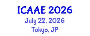 International Conference on Aerospace and Aviation Engineering (ICAAE) July 22, 2026 - Tokyo, Japan International Conference on Aerospace and Aviation Engineering (ICAAE) July 22, 2026 - Tokyo, Japan