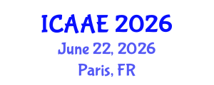 International Conference on Aerospace and Aviation Engineering (ICAAE) June 22, 2026 - Paris, France