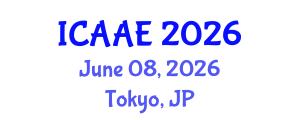 International Conference on Aerospace and Aviation Engineering (ICAAE) June 08, 2026 - Tokyo, Japan International Conference on Aerospace and Aviation Engineering (ICAAE) June 08, 2026 - Tokyo, Japan