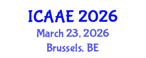 International Conference on Aerospace and Aviation Engineering (ICAAE) March 23, 2026 - Brussels, Belgium International Conference on Aerospace and Aviation Engineering (ICAAE) March 23, 2026 - Brussels, Belgium