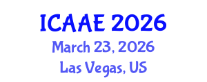 International Conference on Aerospace and Aviation Engineering (ICAAE) March 23, 2026 - Las Vegas, United States International Conference on Aerospace and Aviation Engineering (ICAAE) March 23, 2026 - Las Vegas, United States
