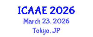 International Conference on Aerospace and Aviation Engineering (ICAAE) March 23, 2026 - Tokyo, Japan International Conference on Aerospace and Aviation Engineering (ICAAE) March 23, 2026 - Tokyo, Japan