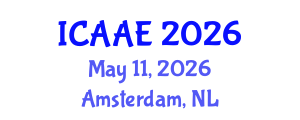 International Conference on Aerospace and Aviation Engineering (ICAAE) May 11, 2026 - Amsterdam, Netherlands International Conference on Aerospace and Aviation Engineering (ICAAE) May 11, 2026 - Amsterdam, Netherlands