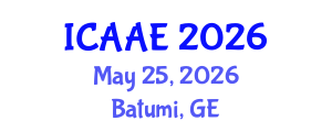 International Conference on Aerospace and Aviation Engineering (ICAAE) May 25, 2026 - Batumi, Georgia International Conference on Aerospace and Aviation Engineering (ICAAE) May 25, 2026 - Batumi, Georgia
