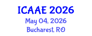 International Conference on Aerospace and Aviation Engineering (ICAAE) May 04, 2026 - Bucharest, Romania International Conference on Aerospace and Aviation Engineering (ICAAE) May 04, 2026 - Bucharest, Romania