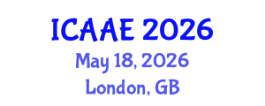 International Conference on Aerospace and Aviation Engineering (ICAAE) May 18, 2026 - London, United Kingdom International Conference on Aerospace and Aviation Engineering (ICAAE) May 18, 2026 - London, United Kingdom