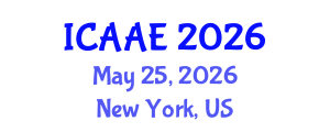 International Conference on Aerospace and Aviation Engineering (ICAAE) May 25, 2026 - New York, United States International Conference on Aerospace and Aviation Engineering (ICAAE) May 25, 2026 - New York, United States