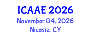 International Conference on Aerospace and Aviation Engineering (ICAAE) November 04, 2026 - Nicosia, Cyprus International Conference on Aerospace and Aviation Engineering (ICAAE) November 04, 2026 - Nicosia, Cyprus