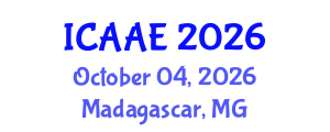 International Conference on Aerospace and Aviation Engineering (ICAAE) October 04, 2026 - Madagascar, Madagascar International Conference on Aerospace and Aviation Engineering (ICAAE) October 04, 2026 - Madagascar, Madagascar