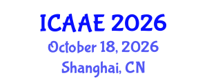 International Conference on Aerospace and Aviation Engineering (ICAAE) October 18, 2026 - Shanghai, China