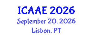 International Conference on Aerospace and Aviation Engineering (ICAAE) September 20, 2026 - Lisbon, Portugal