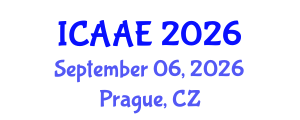 International Conference on Aerospace and Aviation Engineering (ICAAE) September 06, 2026 - Prague, Czechia International Conference on Aerospace and Aviation Engineering (ICAAE) September 06, 2026 - Prague, Czechia
