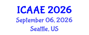 International Conference on Aerospace and Aviation Engineering (ICAAE) September 06, 2026 - Seattle, United States International Conference on Aerospace and Aviation Engineering (ICAAE) September 06, 2026 - Seattle, United States