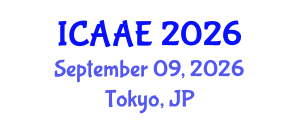 International Conference on Aerospace and Aviation Engineering (ICAAE) September 09, 2026 - Tokyo, Japan International Conference on Aerospace and Aviation Engineering (ICAAE) September 09, 2026 - Tokyo, Japan
